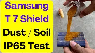 Samsung T7 Shield PSSD | Rugged and Dust-Resistant | Samsung T7 Shield IP65 Dust Resistant Test