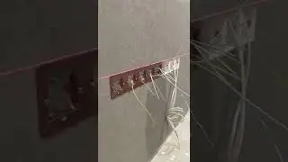 Installation of computer and power outlets