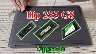 HP 255 G8 M.2 NVMe SSD Upgrade | Ram and SSD Upgrade Options | AMD Ryzen | Disassembly