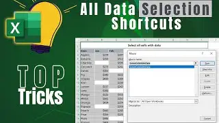 All Methods of Data Selection in Excel:  Tips & Tricks & Shortcuts for Advanced Users | Office 365