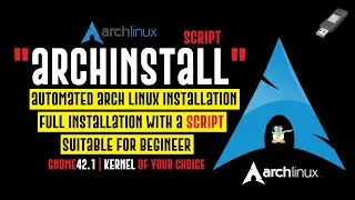 How to Install Arch Linux using archinstall Script | Arch Linux Quick Installation 2022