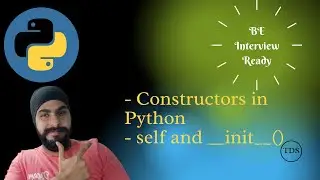 #27 Constructors in Python | self __init__() in Python | Python Tutorials for Beginners in Hindi