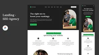 SEO Agency Landing Page Design Using Figma + Responsive + Auto Layout | Figma Tutorial