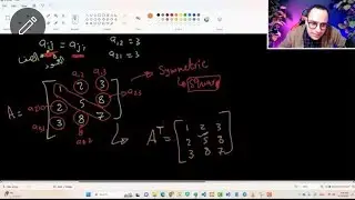 #6 symmetric matrix | skew symmetric | orthogonal matrix | جبر خطى