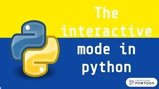 The interactive mode in python