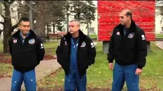 Expedition 38 39   Crew Departure from Star City Russia for Baikonur Kazakhstan