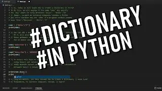 How to create a dictionary in Python