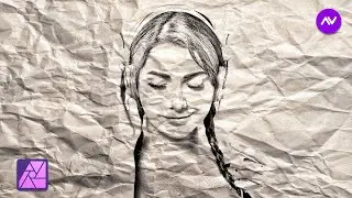 Crumpled Paper Drawing with Affinity Photo | Affinity Photo Tutorial