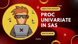 Proc Univariate In SAS