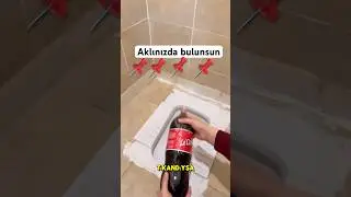 Kolanın tuvaleti de actigini biliyor muydunuz‼️  #kola #temizlik #keşfet #youtube #temizlikvlog