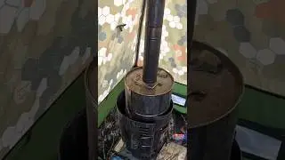 Большая баня палатка мб-15 с печью кц-4. Мобиба.
