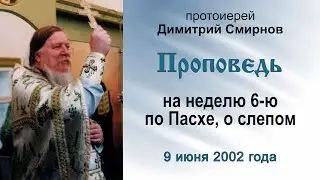 Проповедь на неделю 6-ю по Пасхе, о слепом (2002.06.09)