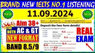 IELTS LISTENING PRACTICE TEST 2024 WITH ANSWERS | 11.09.2024