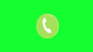 Call Icon Green Screen Video - Stock Video Footage - No Copyright Animated Videos