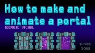 Aseprite Tutorial/How to make and animate a portal. Cómo hacer y animar un portal/Pixel Art