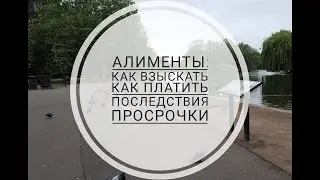 Алименты Как получить как платить последствия просрочки