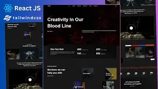 React JS Front End Projects | Build Modern  React JS Agency Website