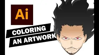 Illustrator Coloring - Adobe Illustrator TUTORIAL - Coloring Artwork