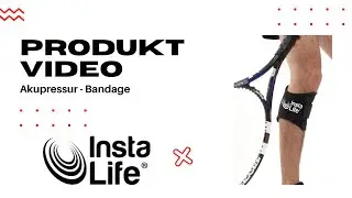 Insta Life® | Kniebandage, Akkupressur Sport-Bandage  für die Wade | für Damen und Herren