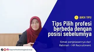 Tips memilih profesi berbeda dengan posisi sebelumnya