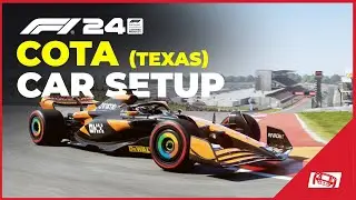 F1 24 COTA (Texas) Car Setup (Updated After Handling Patch)