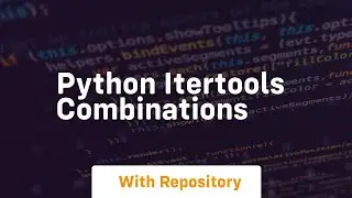 python itertools combinations