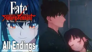 Fate/Samurai Remnant All Endings True Ending, Bad Ending, Normal Ending 4K