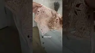 Косынка крючком