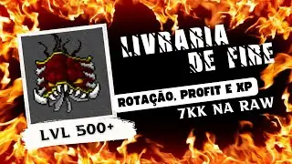 [TIBIA] HUNT LIVRARIA DE FIRE X4 | 7KK NA RAW | PT 500+
