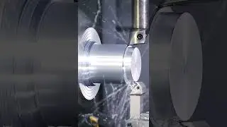Cutting to shape a cylindrical steel block