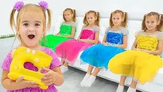 Alice and magic story with new toy