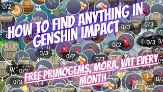 How to Find Everything in Genshin impact | Genshin Impact interactive map |
