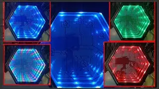 DIY - LED illusion (infinity) + Handprint Scanner - LED İlizyon (sonsuzluk efekti) + El izi tarayıcı