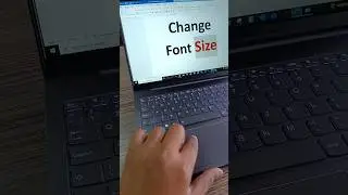 How to Change Font Size in MS Word | Adjust Size of Fonts in MS Word 