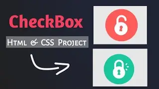 Lock & Unlock button | Html  CSS | Checkbox | Preview | @Codingpolar