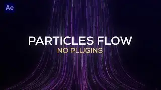 Create Flowing Particles Animation in After Effects