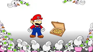 Mario Eats Pizza BUT...
