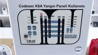 Codasec K8A Yangın paneli kullanımı