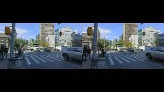 3D New York: Oct 9, 2024  Lower East Side - Full SBS 3D - Binaural Sound