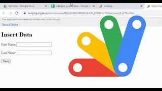Create a Google Apps Script Web App