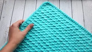Incredibly soft crochet baby blanket. How to crochet a baby blanket. Crochet.