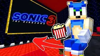 We Watched SONIC MOVIE 3 In Minecraft?!🎟️🎬Minecraft Sonic The Hedgehog 3 [172]