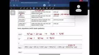 [WA1] Chemistry Revision - Qualitative Analysis, Reduction and Oxidation, Reactivity Series