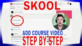 ✅  How To Add Video To Skool Community Course 🔴