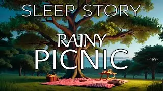 💤 The COZIEST Story for SLEEP - Picnic on a Rainy Day | Storytelling and Rain
