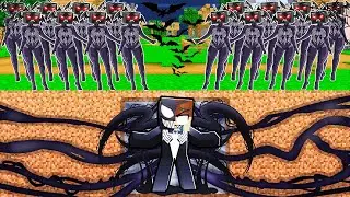 МЕНЯ ПРЕСЛЕДУЮТ 1000 ВЛЮБЛЕННЫХ ВЕНОМ ТВ ВУМЕН В МАЙНКРАФТ! КРАСЯ VENOM TV WOMAN MINECRAFT