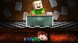 КАК СБЕЖАТЬ ИЗ ШКОЛЫ БАЛДИ? БАЛДИ В МАЙНКРАФТ (перезалив MrHald)