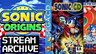 Sonic Origins Story Mode (Part 2: Sonic CD/Sonic 2) [Stream Archive]