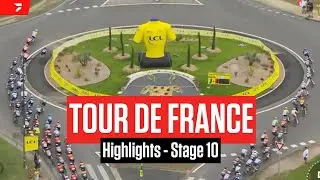 Tour de France 2024 Stage 10 Highlights