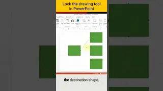 How to lock the drawing tool in PowerPoint